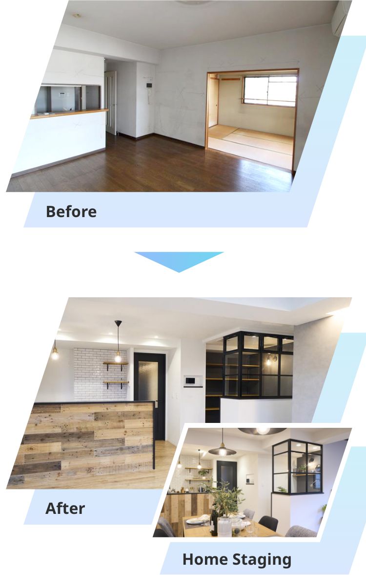 before after