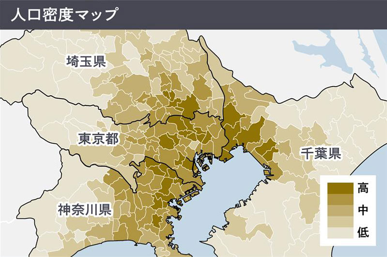 人口密度マップ