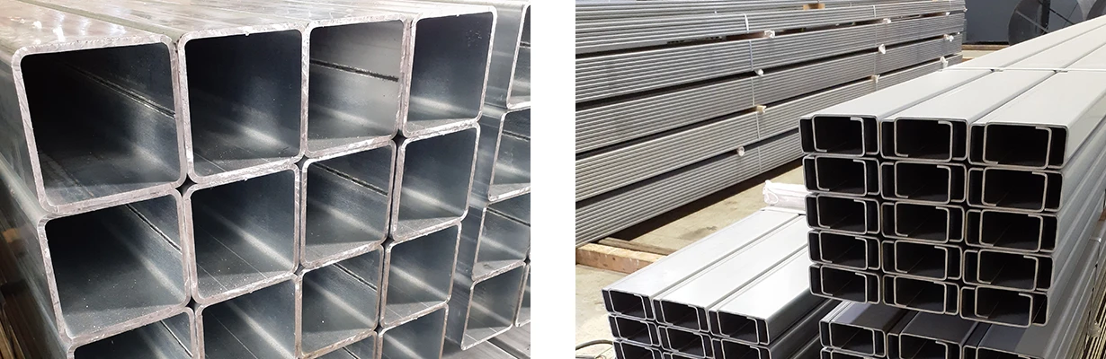 画像：鉄材の耐久性を高める防錆処理
